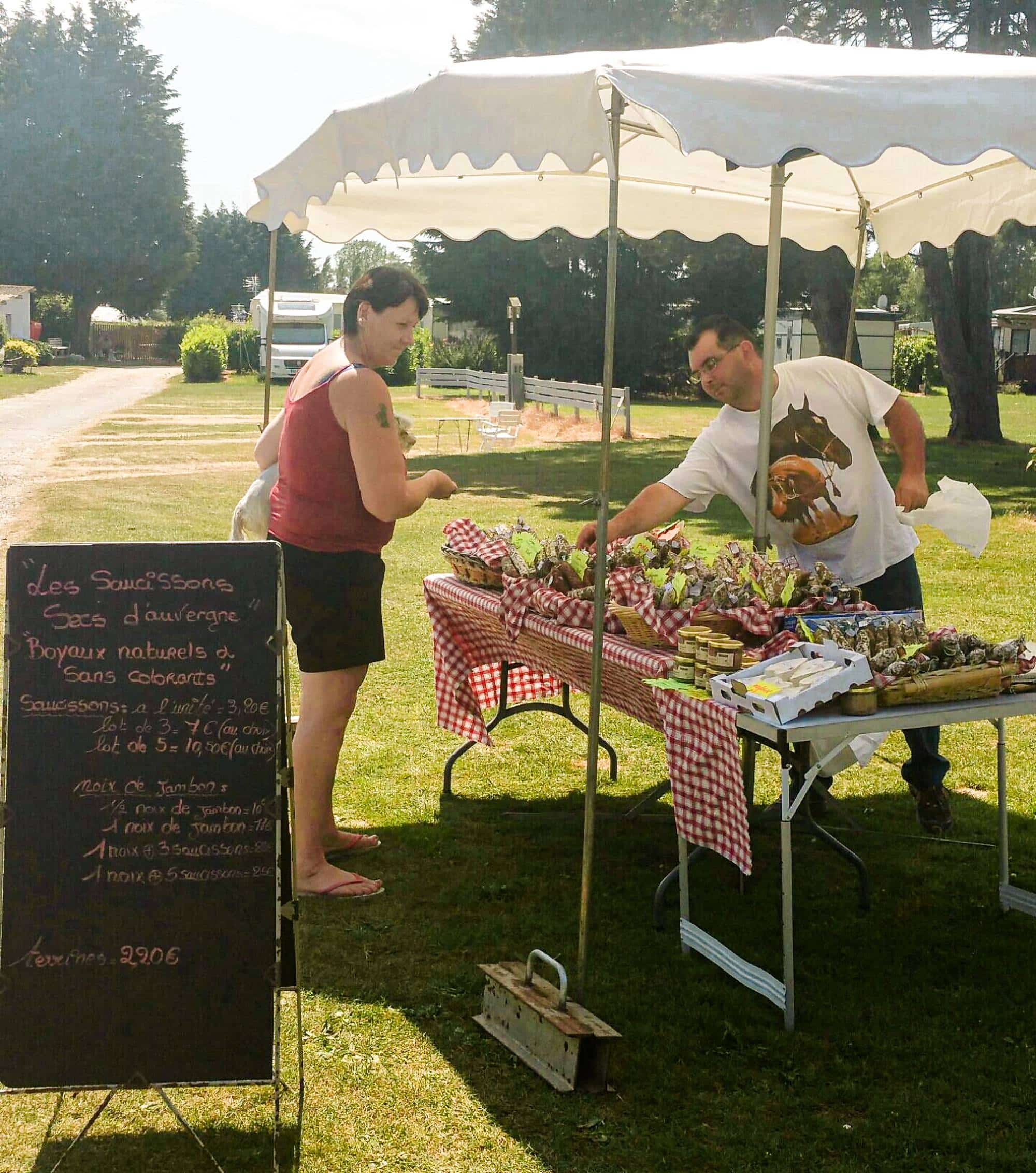 commerces pres du camping